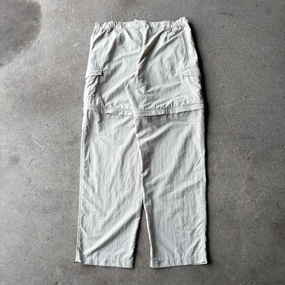 Columbia PFG Convertible Pants Size L Tan Outdoors Omni Shade Hiking - Picture 3 of 8